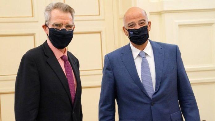 Η παραβατικότητα της Τουρκίας στο επίκεντρο της συνάντησης Δένδια – Πάιατ Η παραβατικότητα της Τουρκίας στο επίκεντρο της συνάντησης Δένδια – Πάιατ