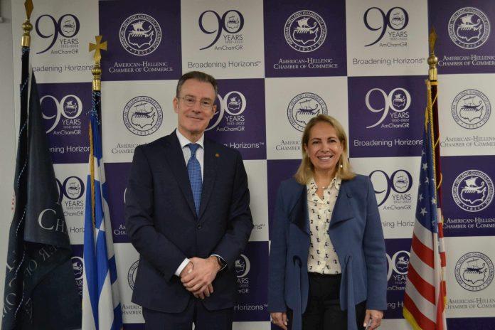 Ελληνοαμερικανικό Επιμελητήριο και Ελληνική Αναπτυξιακή Τράπεζα ενώνουν τις δυνάμεις τους προς όφελος της επιχειρηματικότητας Ελληνοαμερικανικό Επιμελητήριο και Ελληνική Αναπτυξιακή Τράπεζα ενώνουν τις δυνάμεις τους προς όφελος της επιχειρηματικότητας