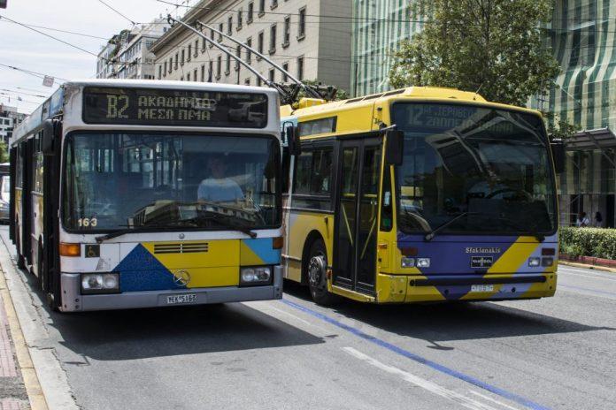 Στάση εργασίας 11:00-16:00 σε λεωφορεία και τρόλεϊ Στάση εργασίας 11:00-16:00 σε λεωφορεία και τρόλεϊ