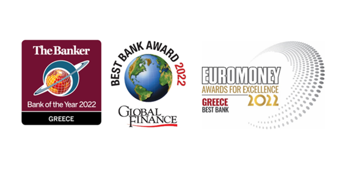 Eurobank: Καλύτερη Τράπεζα στην Ελλάδα για το 2022 – Τριπλή διάκριση Eurobank: Καλύτερη Τράπεζα στην Ελλάδα για το 2022 – Τριπλή διάκριση