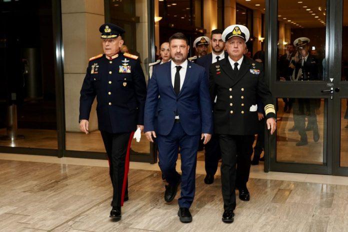 Ο ΥΦΕΘΑ Νικόλαος Χαρδαλιάς στην εκδήλωση του Πολεμικού Ναυτικού για τον εορτασμό του Προστάτη του, Αγίου Νικολάου, στο Μέγαρο Μουσικής Ο ΥΦΕΘΑ Νικόλαος Χαρδαλιάς στην εκδήλωση του Πολεμικού Ναυτικού για τον εορτασμό του Προστάτη του, Αγίου Νικολάου, στο Μέγαρο Μουσικής
