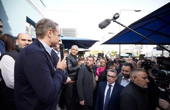 Μητσοτάκης από τον Κορυδαλλό: ”Το στοίχημα της δεύτερης τετραετίας θα είναι οι καλύτεροι μισθοί” Μητσοτάκης από τον Κορυδαλλό: ”Το στοίχημα της δεύτερης τετραετίας θα είναι οι καλύτεροι μισθοί”