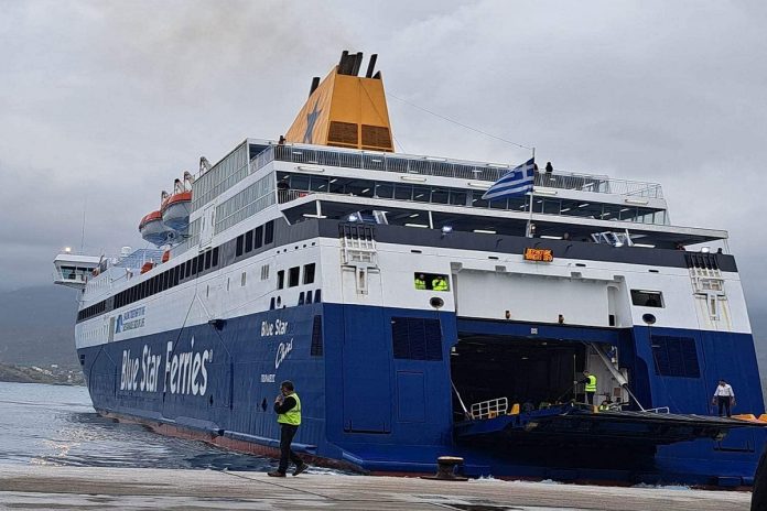 Το πρώτο ταξίδι του Blue Star Chios σε Κάρπαθο και Κάσο