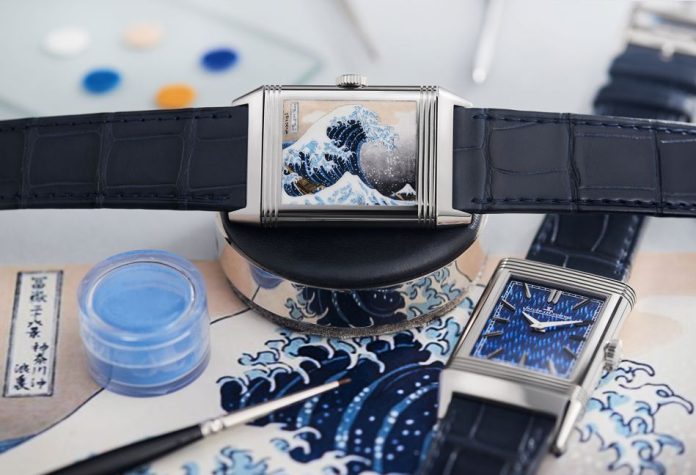 Ξυλογραφίες του Hokusai στην πίσω όψη ρολογιών χειρός της Jaeger-LeCoultre Ξυλογραφίες του Hokusai στην πίσω όψη ρολογιών χειρός της Jaeger-LeCoultre
