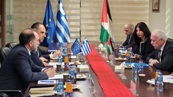 Γεραπετρίτης από τη Ραμάλα: ”Επείγουσα η ανάγκη ανθρωπιστικής παύσης, για τη δημιουργία ανθρωπιστικών διαδρόμων στη Γάζα” Γεραπετρίτης από τη Ραμάλα: ”Επείγουσα η ανάγκη ανθρωπιστικής παύσης, για τη δημιουργία ανθρωπιστικών διαδρόμων στη Γάζα”