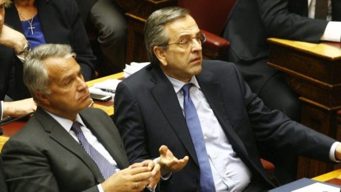 ΝΔ: «Ρωγμές» στην δεξιά πολυκατοικία προκαλούν Σαμαράς και Βορίδης ΝΔ: «Ρωγμές» στην δεξιά πολυκατοικία προκαλούν Σαμαράς και Βορίδης