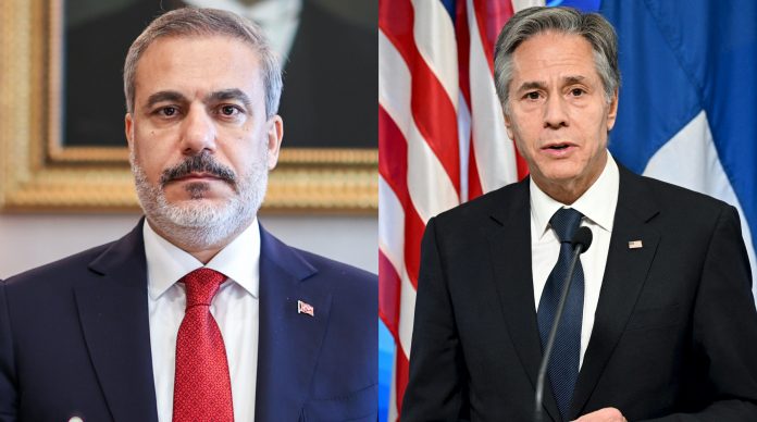 Τηλεφωνική επικοινωνία Άντονι Μπλίνκεν – Χακάν Φιντάν. Συζητήθηκαν οι διμερείς σχέσεις τους αλλά και περιφερειακά και παγκόσμια θέματα Τηλεφωνική επικοινωνία Άντονι Μπλίνκεν – Χακάν Φιντάν. Συζητήθηκαν οι διμερείς σχέσεις τους αλλά και περιφερειακά και παγκόσμια θέματα