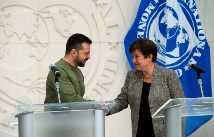 Ο πρόεδρος της Ουκρανίας εξέφρασε την ευγνωμοσύνη του για την στήριξη του ΔΝΤ Ο πρόεδρος της Ουκρανίας εξέφρασε την ευγνωμοσύνη του για την στήριξη του ΔΝΤ