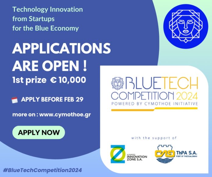 Η Πρωτοβουλία Κυμοθόη εγκαινιάζει το BlueTech Competition: τον μοναδικό επιταχυντή νεοφυών επιχειρήσεων που αναδεικνύει την τεχνολογική καινοτομία στη Θάλασσα Η Πρωτοβουλία Κυμοθόη εγκαινιάζει το BlueTech Competition: τον μοναδικό επιταχυντή νεοφυών επιχειρήσεων που αναδεικνύει την τεχνολογική καινοτομία στη Θάλασσα