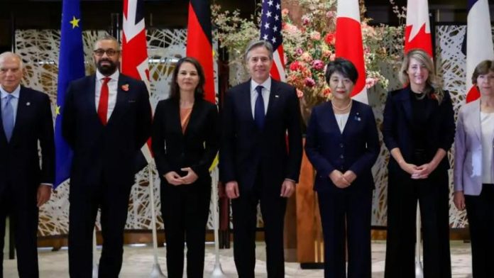 Οι ΗΠΑ και οι G7 προσδοκούν ταχεία έξοδο από τις συγκρούσεις Ισραήλ και Χαμάς στη Γάζα Οι ΗΠΑ και οι G7 προσδοκούν ταχεία έξοδο από τις συγκρούσεις Ισραήλ και Χαμάς στη Γάζα
