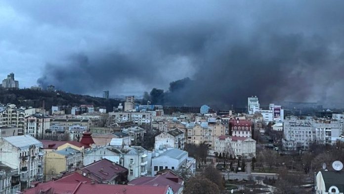 Πυραυλική επίθεση της Ρωσίας στην πρωτεύουσα της Ουκρανίας Πυραυλική επίθεση της Ρωσίας στην πρωτεύουσα της Ουκρανίας