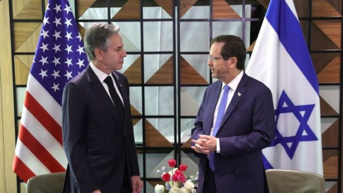 Συνάντηση Χέρτσογκ – Μπλίνκεν στο Τελ Αβίβ Συνάντηση Χέρτσογκ – Μπλίνκεν στο Τελ Αβίβ