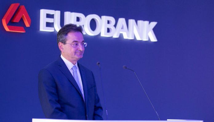 H Eurobank διανέμει μέρισμα έπειτα από 16 χρόνια – Καραβίας: Στόχος, η εδραίωση μας ως βασικός περιφερειακός τραπεζικός όμιλος H Eurobank διανέμει μέρισμα έπειτα από 16 χρόνια – Καραβίας: Στόχος, η εδραίωση μας ως βασικός περιφερειακός τραπεζικός όμιλος