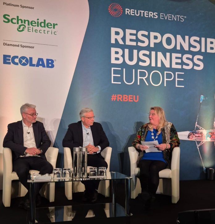 Χρ. Μεγάλου στο Reuters Responsible Business Europe 2024: Κρίσιμος ο ρόλος των τραπεζών στην πράσινη ανάπτυξη Χρ. Μεγάλου στο Reuters Responsible Business Europe 2024: Κρίσιμος ο ρόλος των τραπεζών στην πράσινη ανάπτυξη