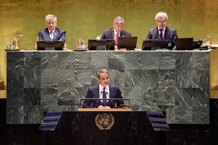 Παρέμβαση Μητσοτάκη στη Σύνοδο ΟΗΕ: Υπάρχουν παγκόσμιες προκλήσεις που απαιτούν παγκόσμιες λύσεις Παρέμβαση Μητσοτάκη στη Σύνοδο ΟΗΕ: Υπάρχουν παγκόσμιες προκλήσεις που απαιτούν παγκόσμιες λύσεις