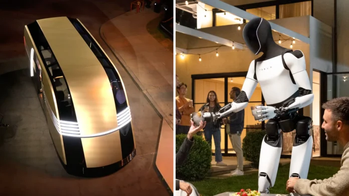 Ο Musk παρουσιάζει τα ρομπότ ‘Robovan’ και ‘Optimus’ Ο Musk παρουσιάζει τα ρομπότ ‘Robovan’ και ‘Optimus’