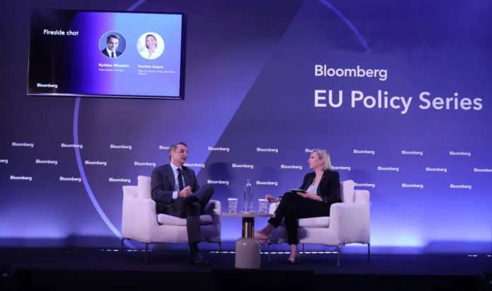 Μητσοτάκης σε εκδήλωση Bloomberg: Η πλειοψηφία μας είναι σταθερή, εκλογές θα γίνουν το 2027 Μητσοτάκης σε εκδήλωση Bloomberg: Η πλειοψηφία μας είναι σταθερή, εκλογές θα γίνουν το 2027