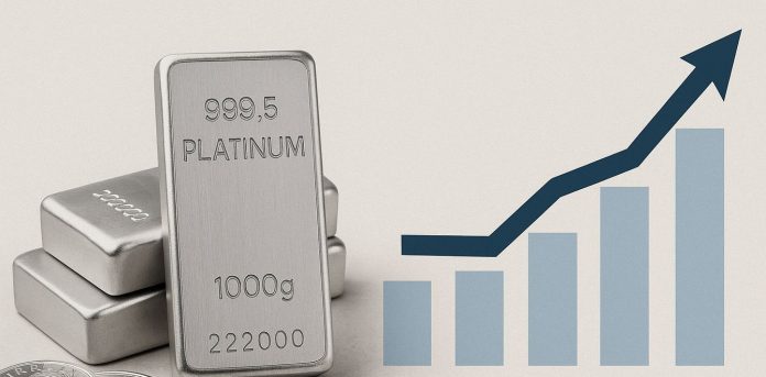 Η πλατίνα εκτοξεύτηκε κατά 4% σε νέο υψηλό 10 ετών λόγω ισχυρής ζήτησης Η πλατίνα εκτοξεύτηκε κατά 4% σε νέο υψηλό 10 ετών λόγω ισχυρής ζήτησης