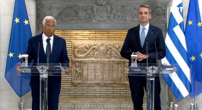 Κυρ. Μητσοτάκης: «Σε μια ευρωπαϊκή αρχιτεκτονική άμυνας δεν μπορούν να μετέχουν χώρες οι οποίες απειλούν ακόμα με πόλεμο μέλη της Ένωσης» Κυρ. Μητσοτάκης: «Σε μια ευρωπαϊκή αρχιτεκτονική άμυνας δεν μπορούν να μετέχουν χώρες οι οποίες απειλούν ακόμα με πόλεμο μέλη της Ένωσης»