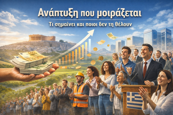 Τι θα σήμαινε ανάπτυξη που μοιράζεται – και ποιοι δεν τη θέλουν Τι θα σήμαινε ανάπτυξη που μοιράζεται – και ποιοι δεν τη θέλουν