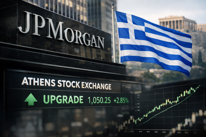 JP Morgan: Γιατί βλέπει αρνητικά την αναβάθμιση του Χρηματιστηρίου από την MSCI JP Morgan: Γιατί βλέπει αρνητικά την αναβάθμιση του Χρηματιστηρίου από την MSCI