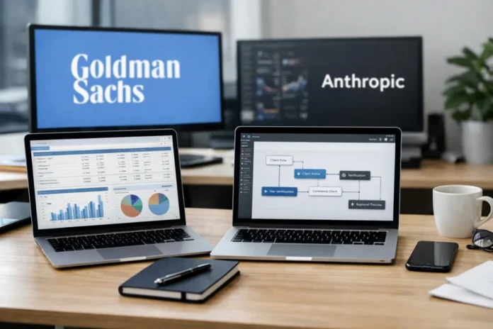 Goldman Sachs βάζει την τεχνητή νοημοσύνη της Anthropic στην καρδιά λογιστηρίου και κανονιστικής συμμόρφωσης Goldman Sachs βάζει την τεχνητή νοημοσύνη της Anthropic στην καρδιά λογιστηρίου και κανονιστικής συμμόρφωσης
