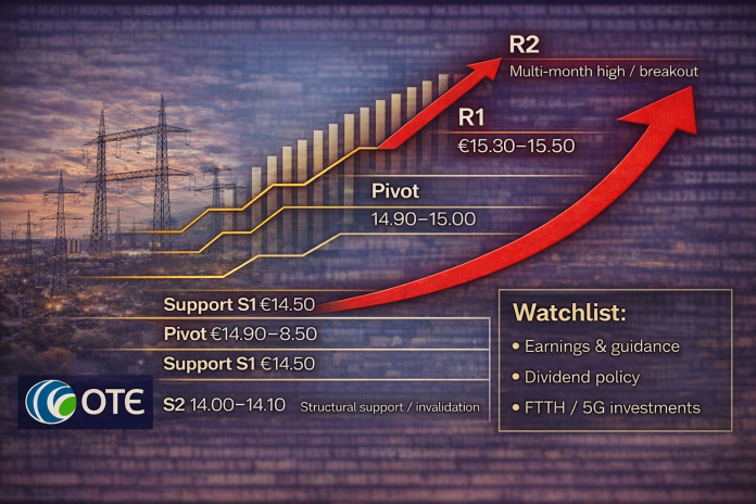 Market Compass | Stock of the Day: ΟΤΕ (OTE) Market Compass | Stock of the Day: ΟΤΕ (OTE)