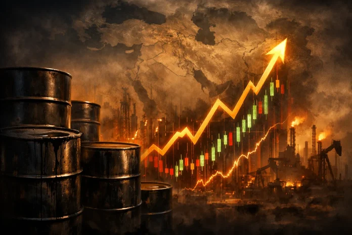 άνοδος τιμών πετρελαίου WTI
