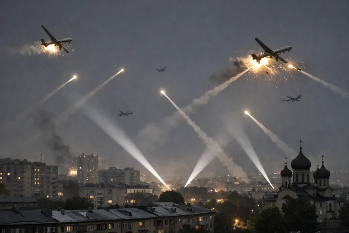 Ουκρανία: Κατέρριψε 109 ρωσικά drones σε μία μόνο νύχτα Κατάρριψη ρωσικών drones στην Ουκρανία