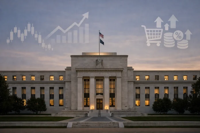 ΗΠΑ: Προειδοποίηση Fed για κίνδυνο μόνιμα υψηλότερου πληθωρισμού 3% κίνδυνος πληθωρισμού στο 3%