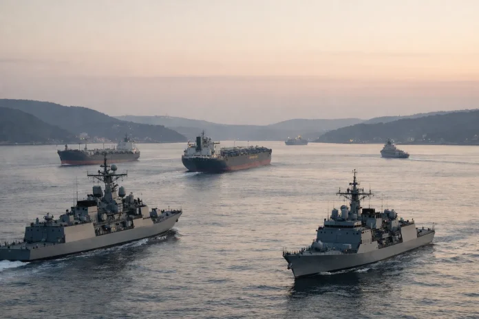 ΗΠΑ: Πολλές χώρες στέλνουν πολεμικά πλοία για ανοιχτό Ορμούζ πολεμικά πλοία στο Στενό του Ορμούζ