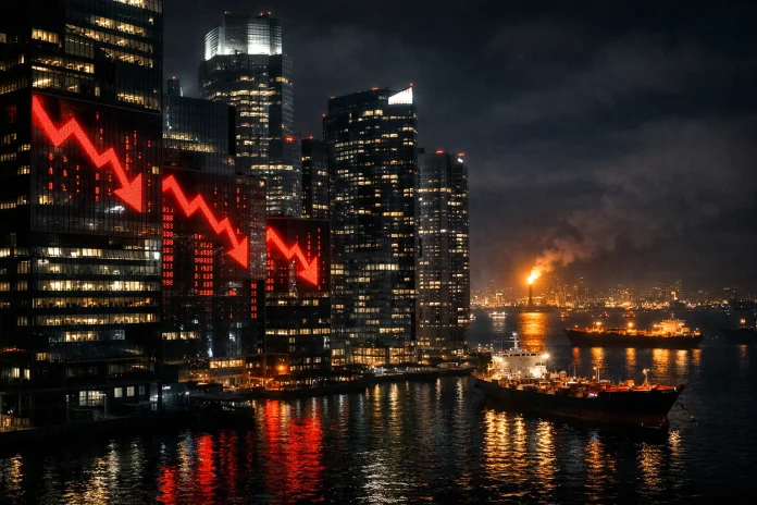 Wall Street υπό πίεση από πετρέλαιο, ομόλογα και γεωπολιτικό ρίσκο Πτώση στη Wall Street