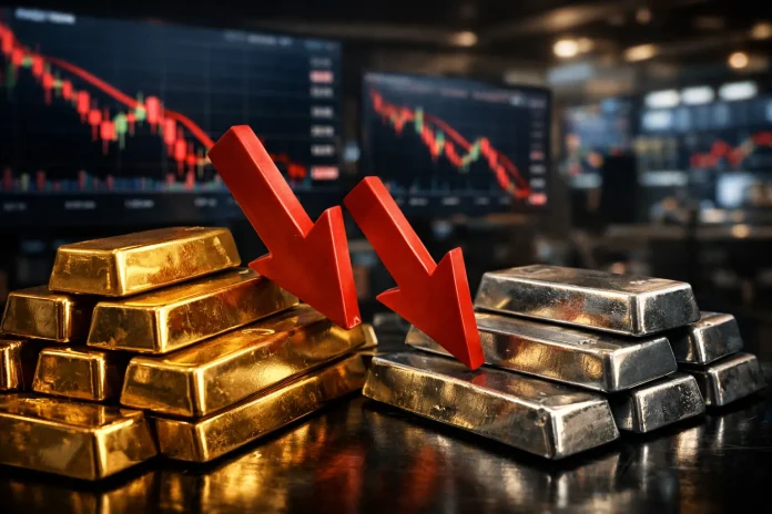 Πτώση χρυσού μετά τη διατήρηση επιτοκίων από τη Fed στις ΗΠΑ πτώση τιμής χρυσού μετά απόφαση Fed