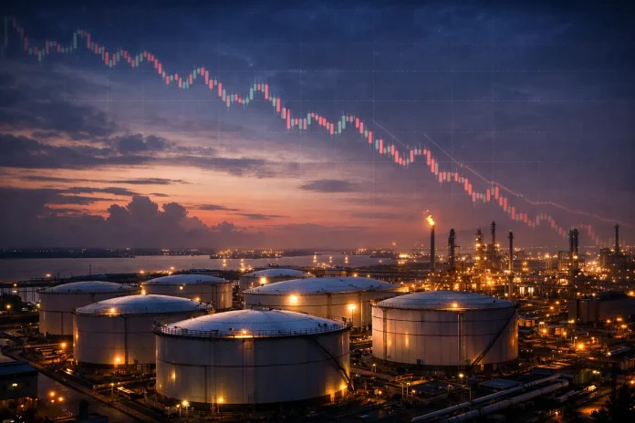 πτώση τιμών πετρελαίου WTI