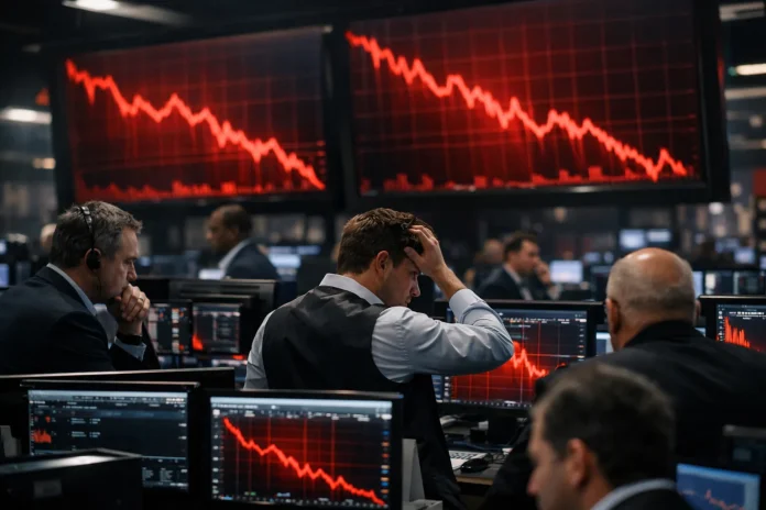 πτώση Wall Street μετά δηλώσεις Πάουελ