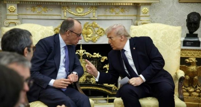Τραμπ: «Ίσως εγώ έσπρωξα το Ισραήλ σε πόλεμο με το Ιράν» – αφήγημα “προληπτικού πλήγματος” σε κοινή εμφάνιση με Μερτς Τραμπ: «Ίσως εγώ έσπρωξα το Ισραήλ σε πόλεμο με το Ιράν» – αφήγημα “προληπτικού πλήγματος” σε κοινή εμφάνιση με Μερτς