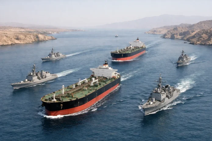 ΗΑΕ πιέζουν για διεθνή ναυτική δύναμη στα Στενά του Ορμούζ Στενά του Ορμούζ