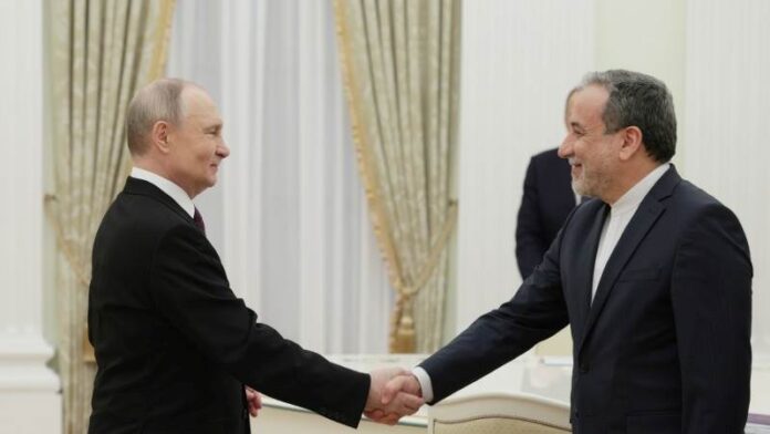 Πούτιν OR Putin, Ιράν OR Iran, Αραγκτσί OR Araghchi, Ρωσία OR Rosia, Teheran OR Τεχεράνη