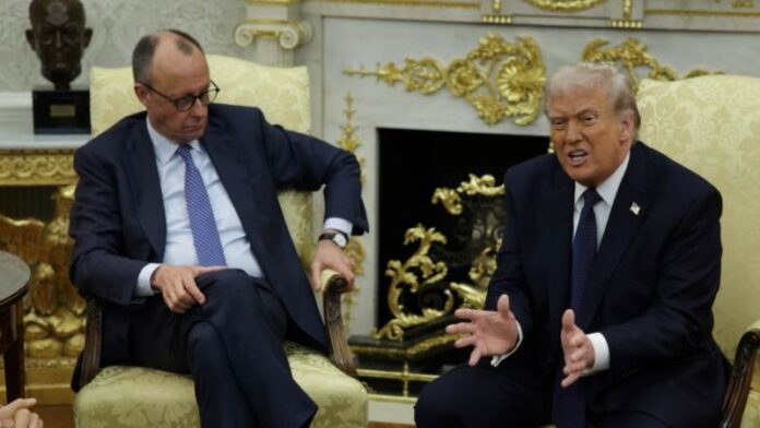 ΗΠΑ: Τραμπ καλεί Μερτζ να επικεντρωθεί στον τερματισμό του πολέμου Donald Trump OR Ντόναλντ Τραμπ, Friedrich Merz OR Φρίντριχ Μερτζ, Ουκρανία OR Ukraine, ΗΠΑ OR USA, Γερμανία OR Germany