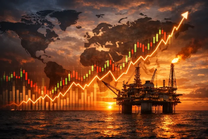 άνοδος τιμής πετρελαίου Brent