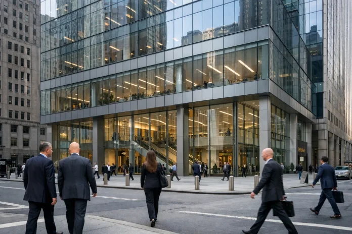 ΗΠΑ: Ισχυρή άνοδος εσόδων για Goldman Sachs αλλά πτώση μετοχής αποτελέσματα Goldman Sachs πρώτου τριμήνου 2026