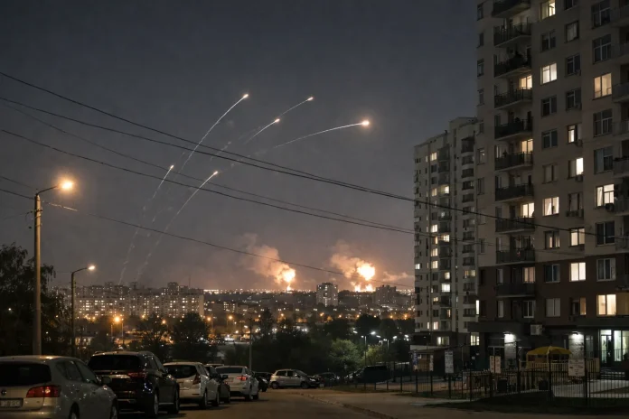 Ουκρανία: Νέα ρωσική επίθεση με drones συγκλονίζει το Κίεβο επιθέσεις με drones στο Κίεβο