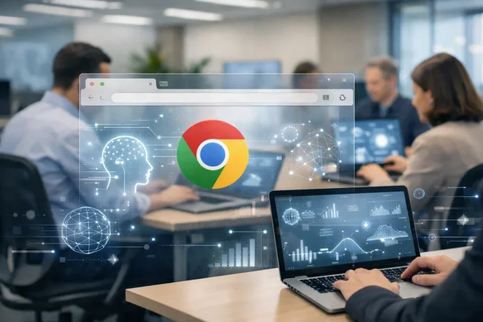 Η Google μετατρέπει το Chrome σε «ψηφιακό συνάδελφο» με τεχνητή νοημοσύνη Google Chrome OR Google