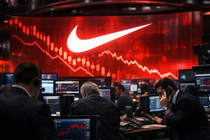 πτώση μετοχής Nike
