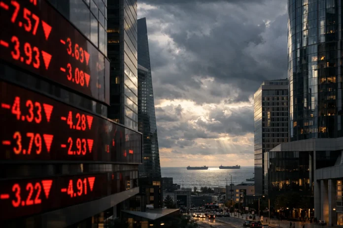 ΗΠΑ: Πτώση στη Wall Street καθώς το πετρέλαιο εκτοξεύεται για τα Στενά Ορμούζ Πτώση στη Wall Street λόγω μπλόκου στα Στενά του Ορμούζ