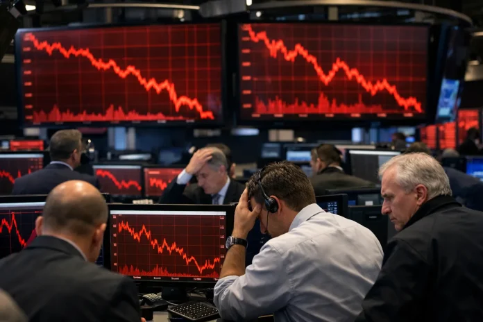 Πιέσεις στη Wall Street καθώς κλιμακώνεται η κρίση με το Ιράν πτώση στη Wall Street λόγω κρίσης με το Ιράν