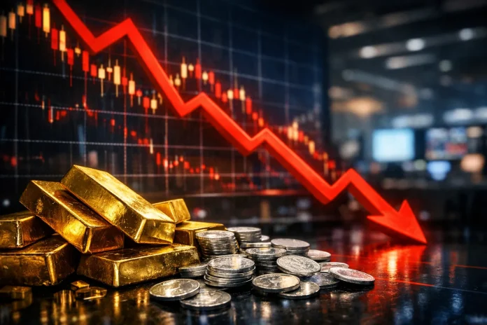 πτώση χρυσού ενόψει απόφασης Fed