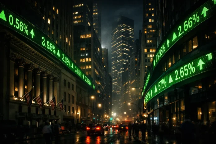 Ισχυρό ράλι στη Wall Street καθώς ο πόλεμος Ιράν παγώνει προσωρινά Ράλι στη Wall Street λόγω παύσης πολέμου στο Ιράν