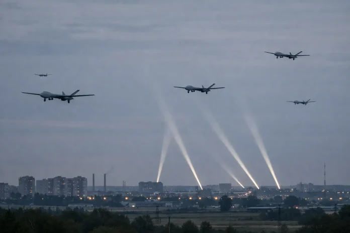 Ρωσία καταρρίπτει ουκρανικά drones πάνω από πέντε περιοχές και Κριμαία Ρωσία ουκρανικά drones