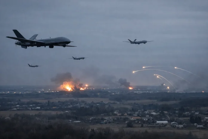 Ουκρανία: Μαζική ρωσική επίθεση με 236 drones σε ένα βράδυ ρωσική επίθεση με drones στην Ουκρανία